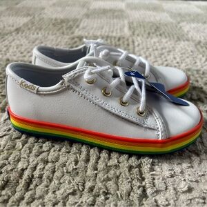 NWT Keds Rainbow Sole Velcro Sneakers